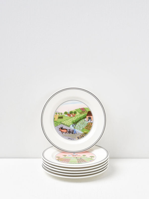 Design Naif Bread N Butter Plate Set of 6